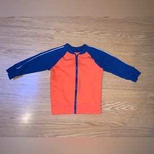 Blue and Orange Boys Zip Up